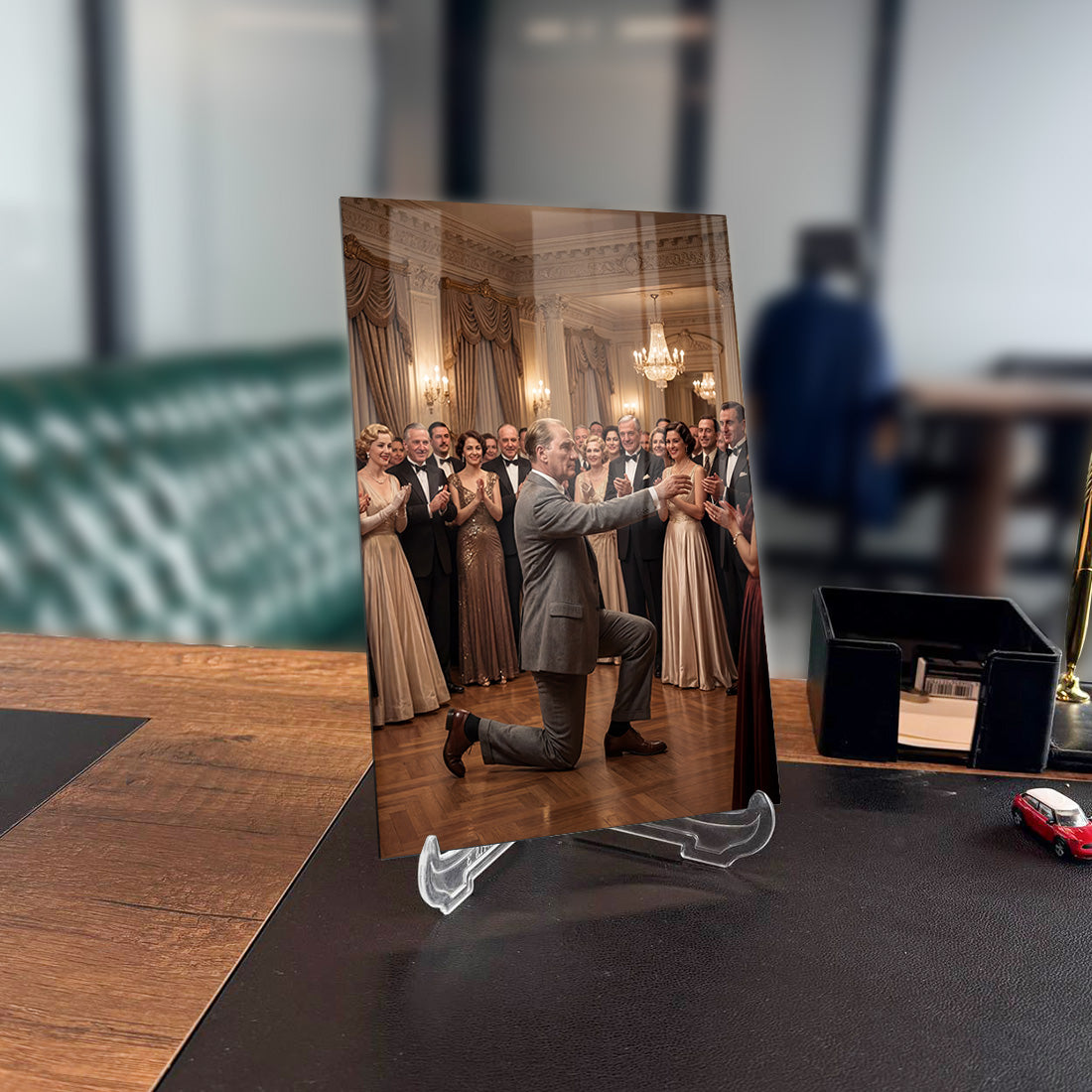 Atatürk Balo Salonu Dans Daveti Cam Tablo | SRD Concept