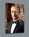 Atatürk Smokin Papyon Zarif Portre Cam Tablo | SRD Concept