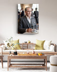 Atatürk Türk Kahvesi Zarif Portre Cam Tablo | SRD Concept