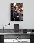 Atatürk Portresi Cam Tablo - Ofis Dekorasyonu | SRD Concept