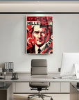 Atatürk Egemenlik Milletindir Pop Art Cam Tablo | SRD Concept