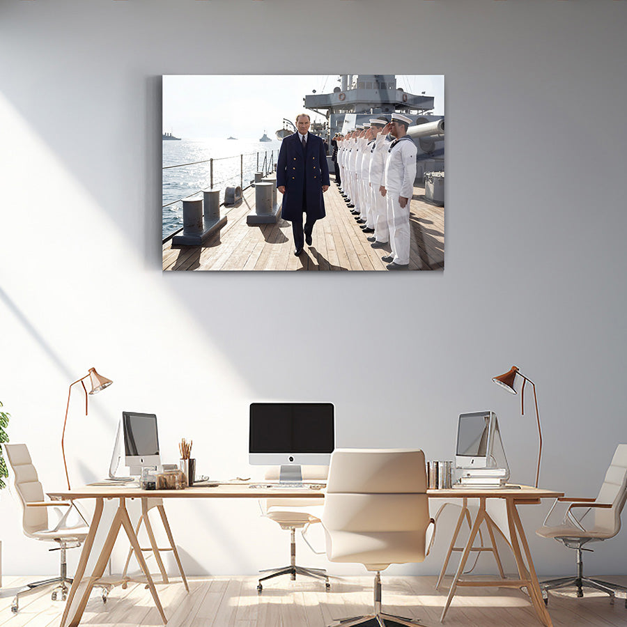 Atatürk Savaş Gemisi Donanma Ziyareti Cam Tablo | SRD Concept