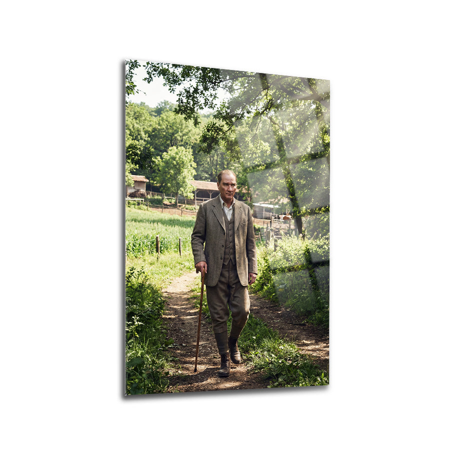 Atatürk Hipodrom At Yarışı İzlerken Cam Tablo | SRD Concept