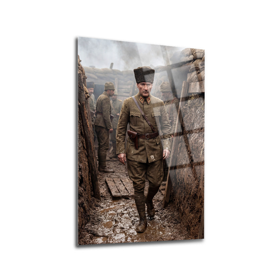 Atatürk Savaş Cephesi Hendek Cam Tablo | SRD Concept