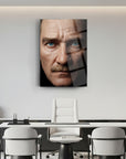 Atatürk Portre Yakın Çekim Cam Tablo  | SRD Concept