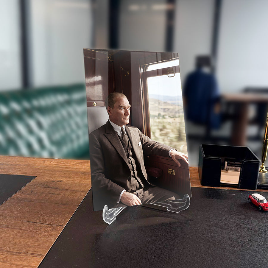 Atatürk Tren Seferi Cam Tablo | SRD Concept