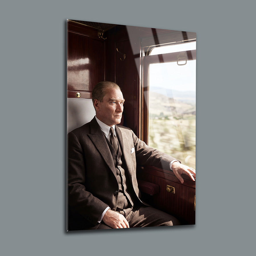 Atatürk Tren Seferi Cam Tablo | SRD Concept
