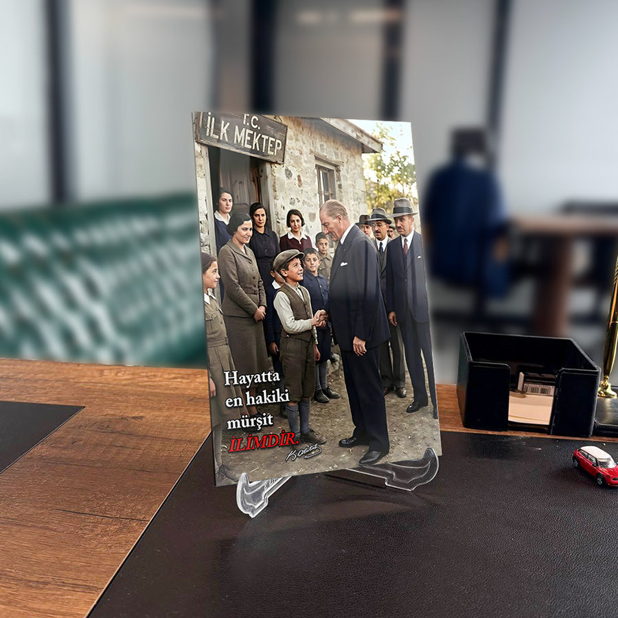 Atatürk İlk Mektep Temalı Cam Tablo | SRD Concept