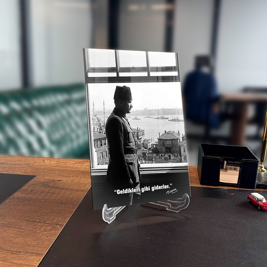 Atatürk İstanbul Boğazı Manzaralı Cam Tablo | SRD Concept