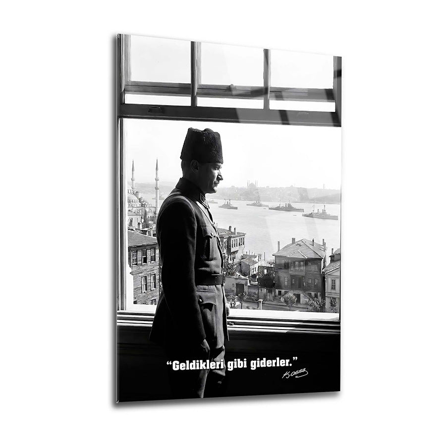 Atatürk İstanbul Boğazı Manzaralı Cam Tablo | SRD Concept