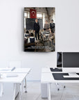 Atatürk ve Eğitim Temalı Cam Tablo | SRD Concept