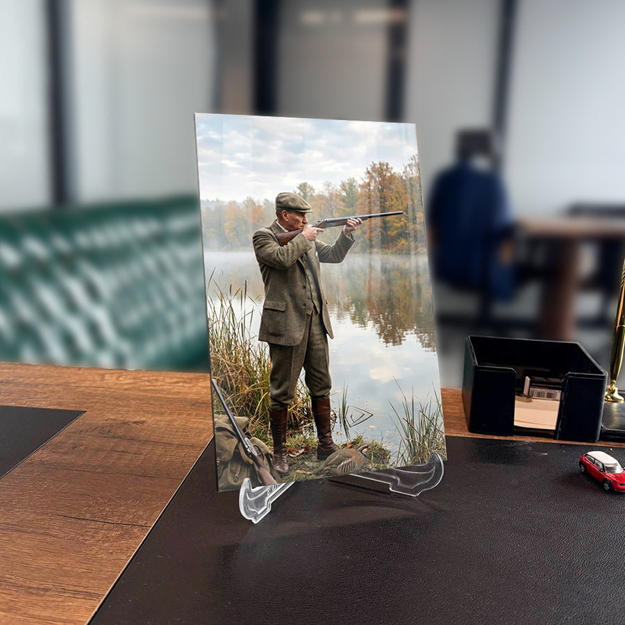 Atatürk Avlanırken Cam Tablo | SRD Concept