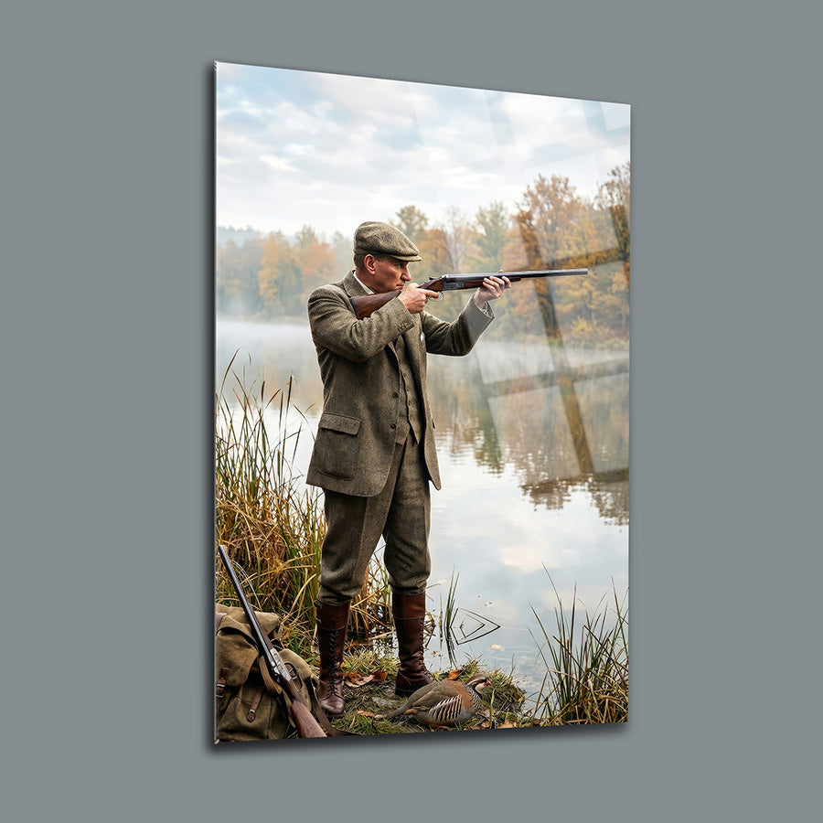 Atatürk Avlanırken Cam Tablo | SRD Concept