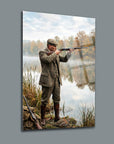 Atatürk Avlanırken Cam Tablo | SRD Concept