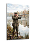 Atatürk Avlanırken Cam Tablo | SRD Concept