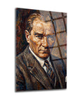 Atatürk YZ 473 Cam Tablo