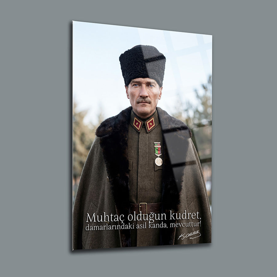 Atatürk YZ 510 Cam Tablo
