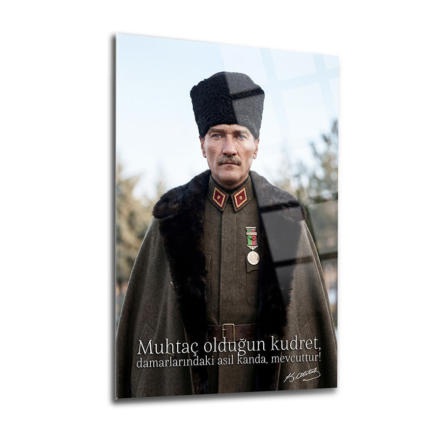 Atatürk YZ 510 Cam Tablo