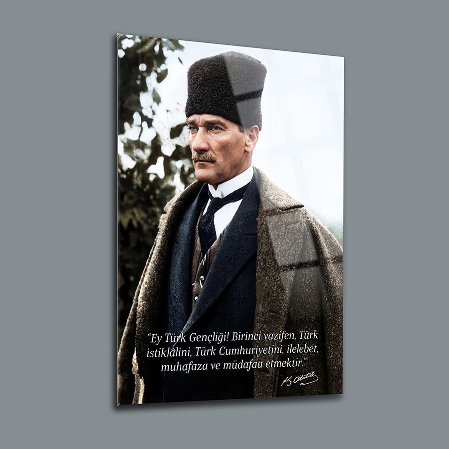 Atatürk YZ 516 Cam Tablo
