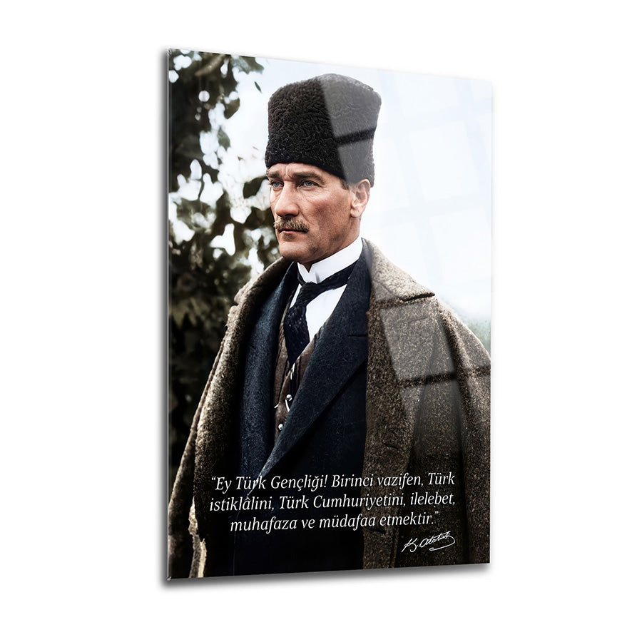 Atatürk YZ 516 Cam Tablo