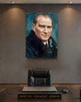 Atatürk YZ 517 Cam Tablo