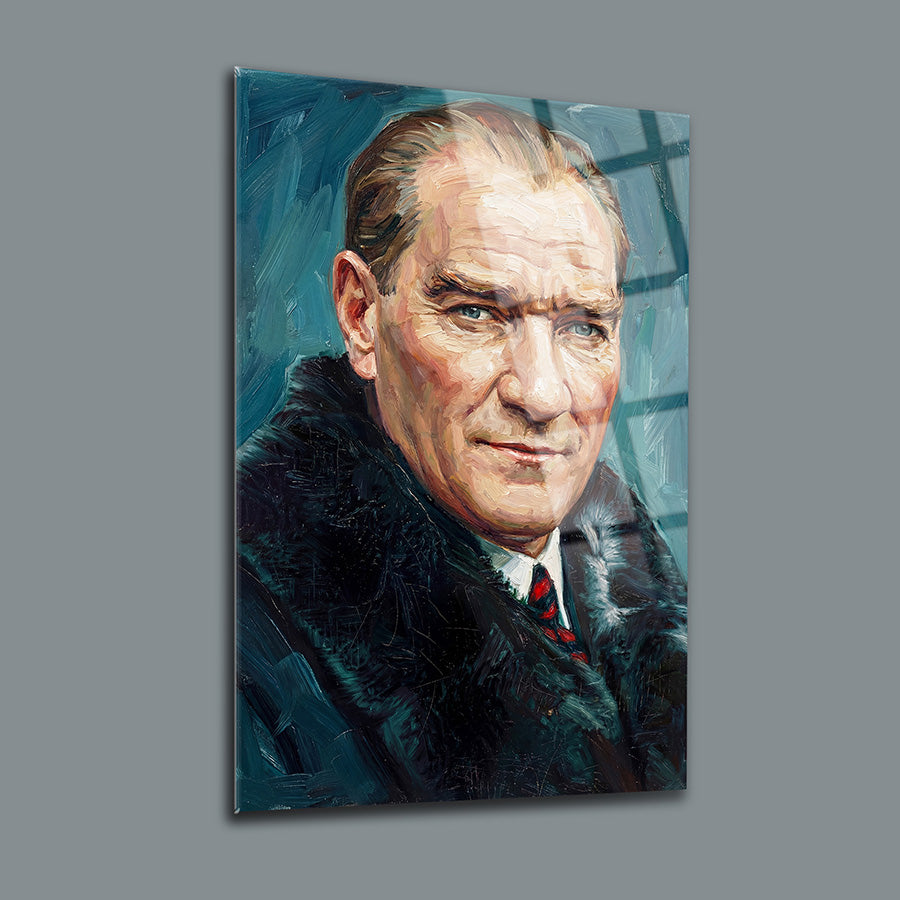 Atatürk YZ 517 Cam Tablo