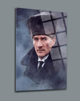 Atatürk YZ 518 Cam Tablo