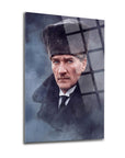 Atatürk YZ 518 Cam Tablo