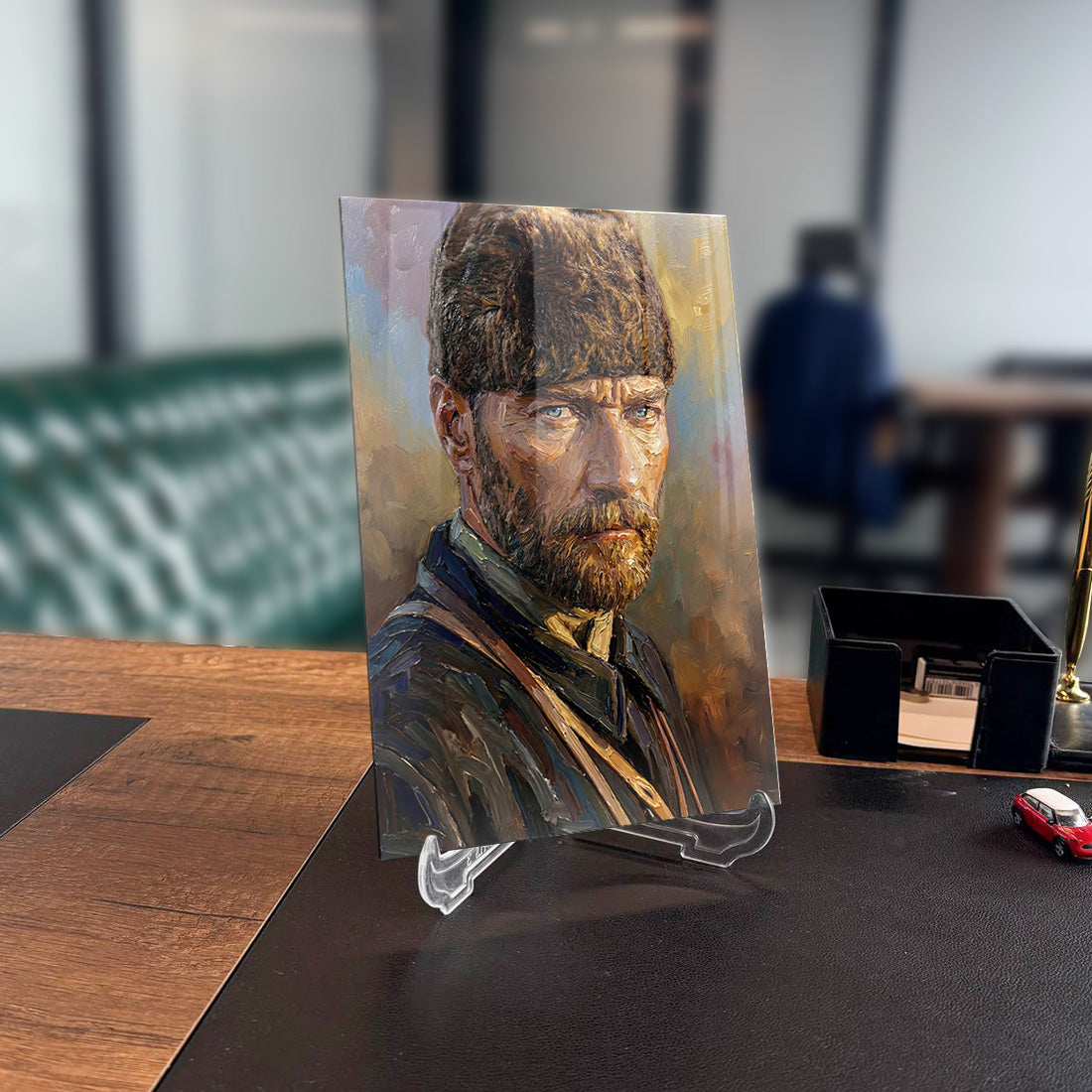 Atatürk YZ 522 Cam Tablo