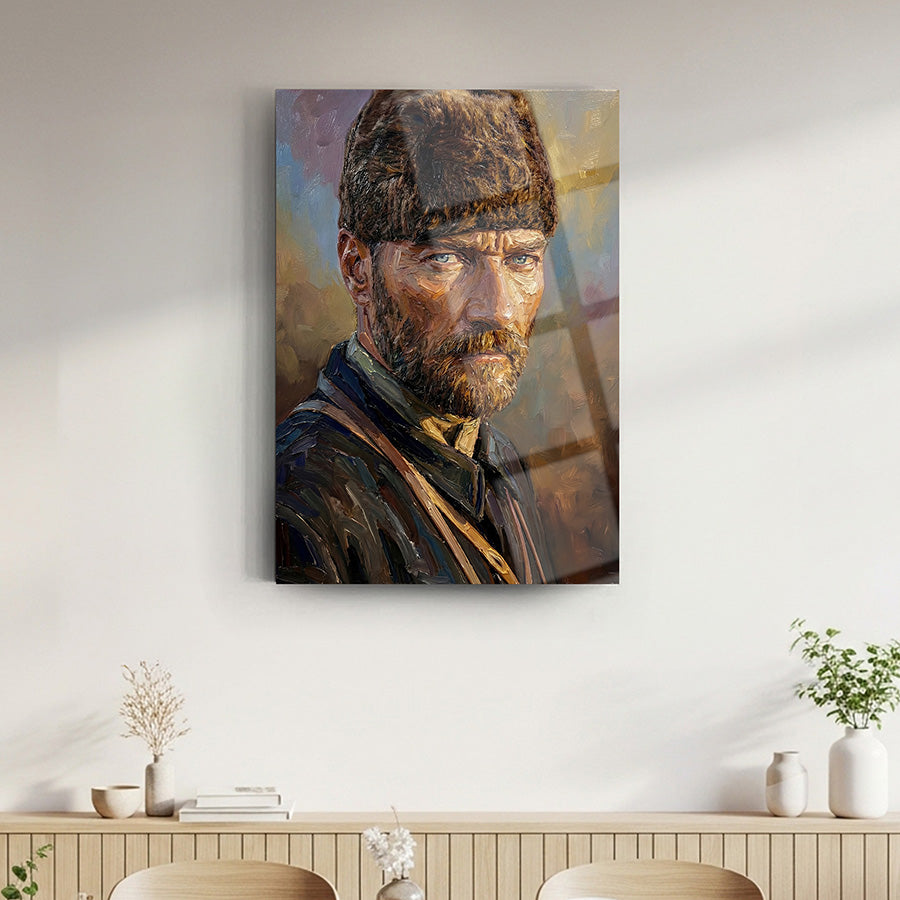 Atatürk YZ 522 Cam Tablo