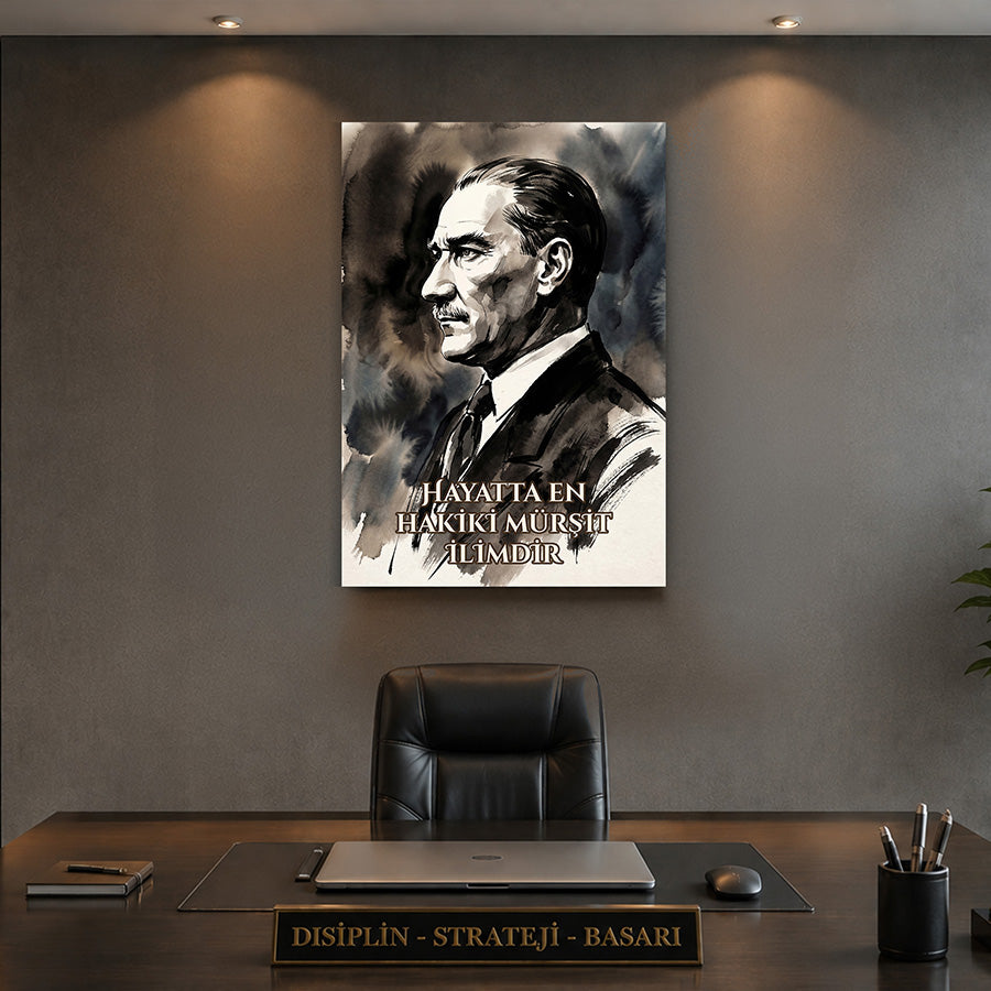 Atatürk YZ 523 Cam Tablo