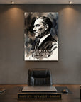 Atatürk YZ 523 Cam Tablo