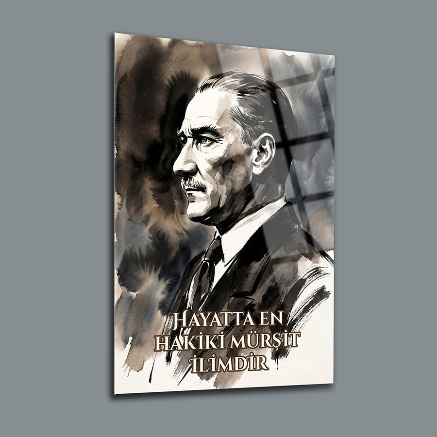 Atatürk YZ 523 Cam Tablo