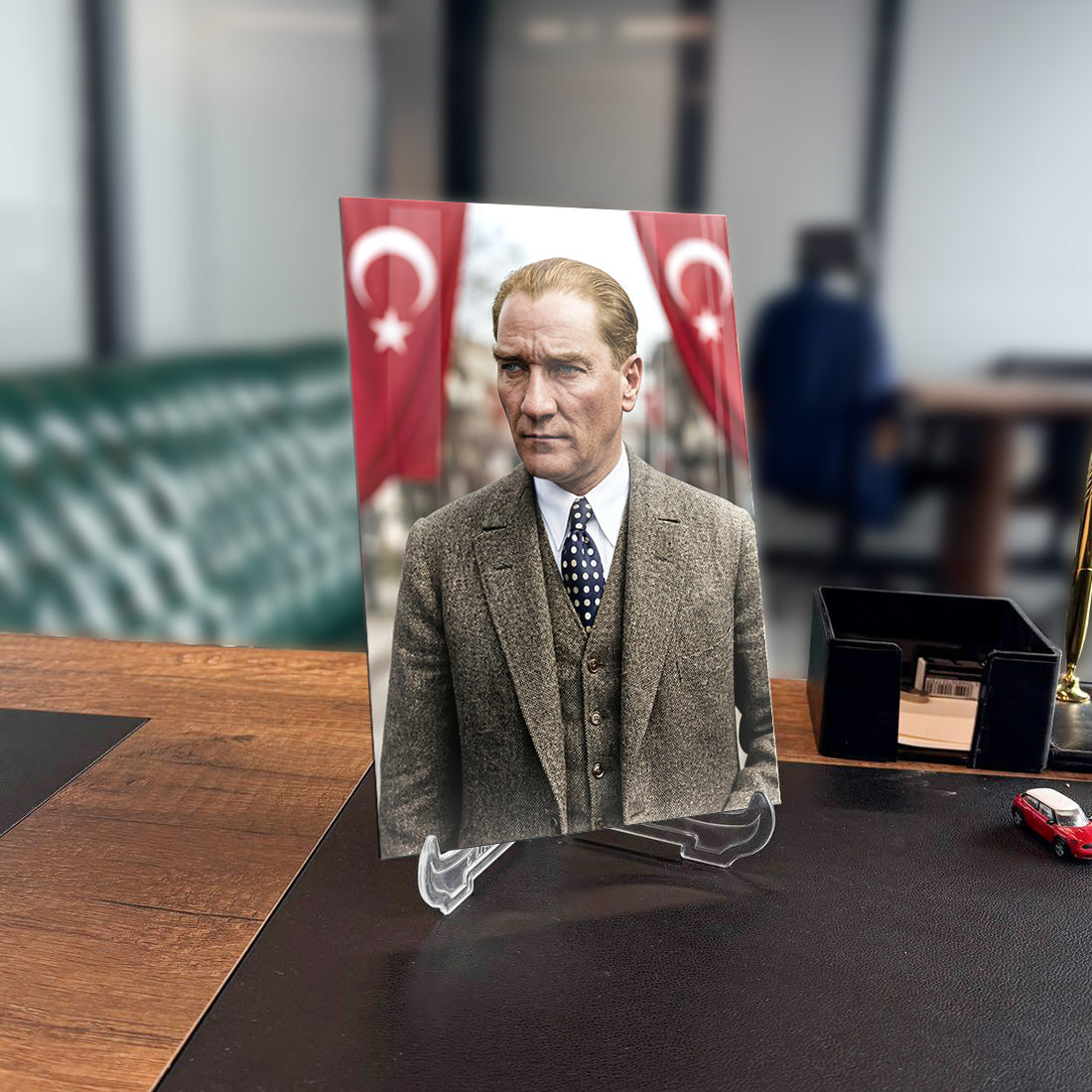 Atatürk YZ 524 Cam Tablo