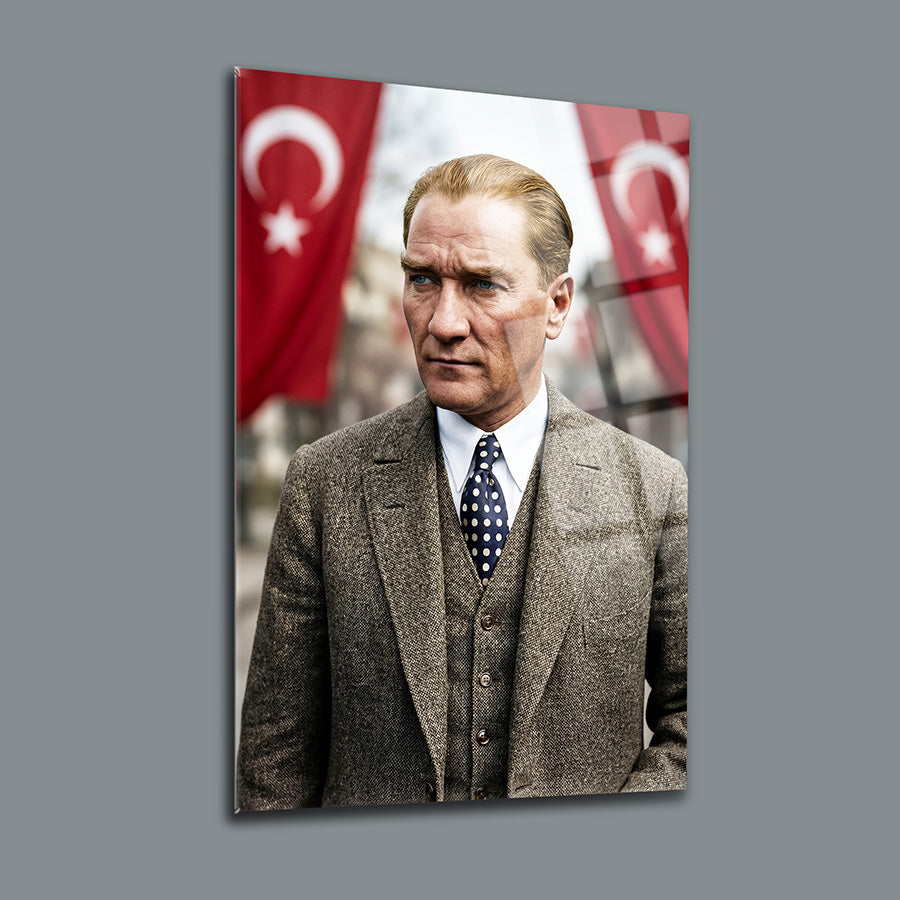 Atatürk YZ 524 Cam Tablo