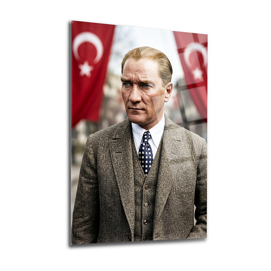 Atatürk YZ 524 Cam Tablo