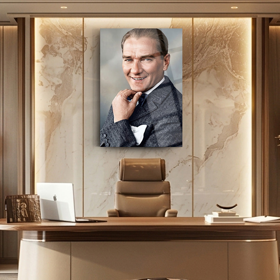 Atatürk YZ 525 Cam Tablo
