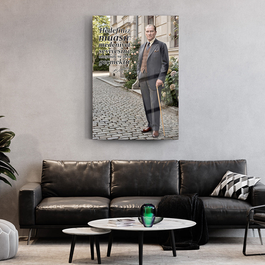 Atatürk YZ 527 Cam Tablo