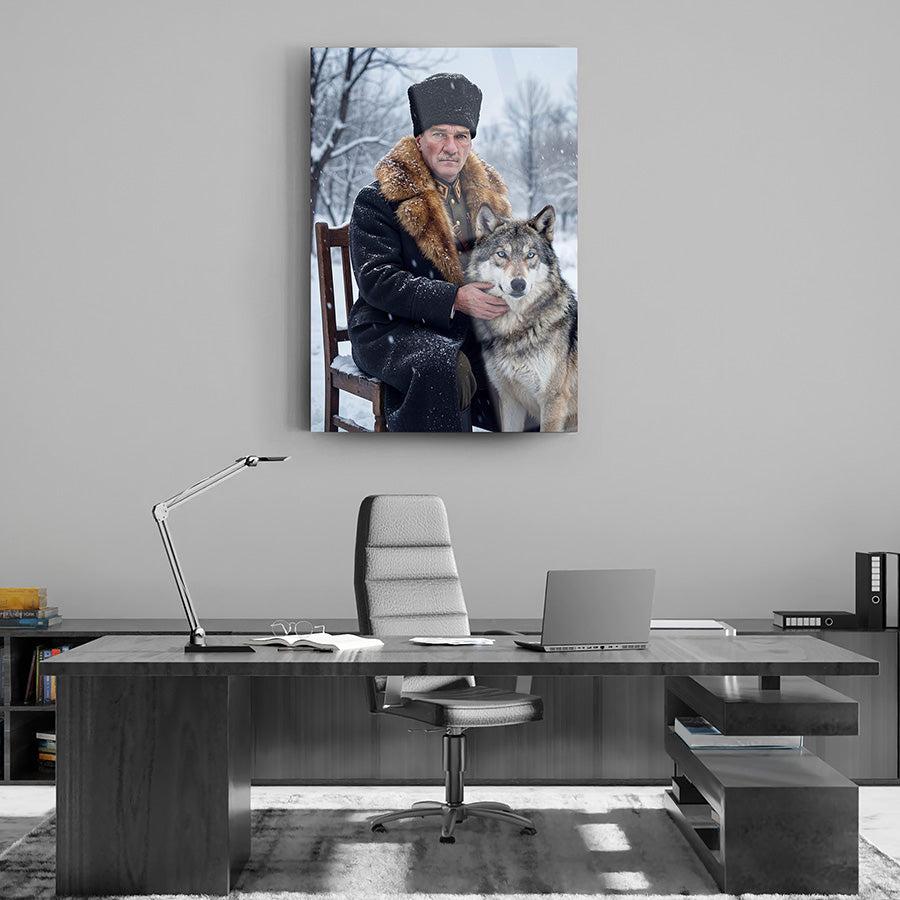 Atatürk YZ 528 Cam Tablo