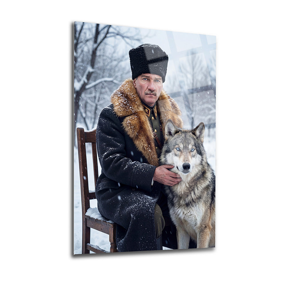 Atatürk YZ 528 Cam Tablo