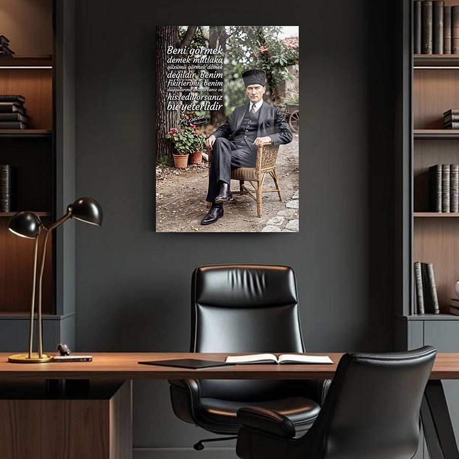 Atatürk YZ 533 Cam Tablo