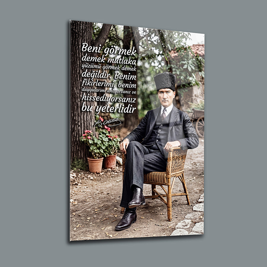 Atatürk YZ 533 Cam Tablo