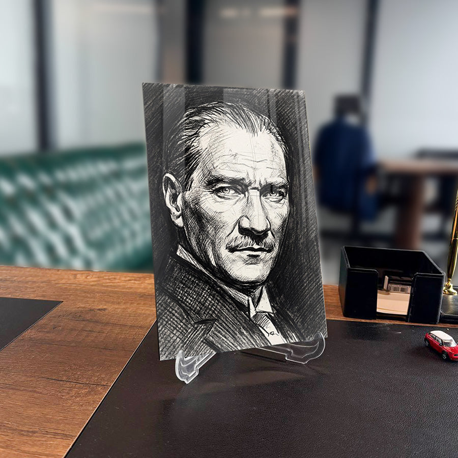 Atatürk YZ 539 Cam Tablo