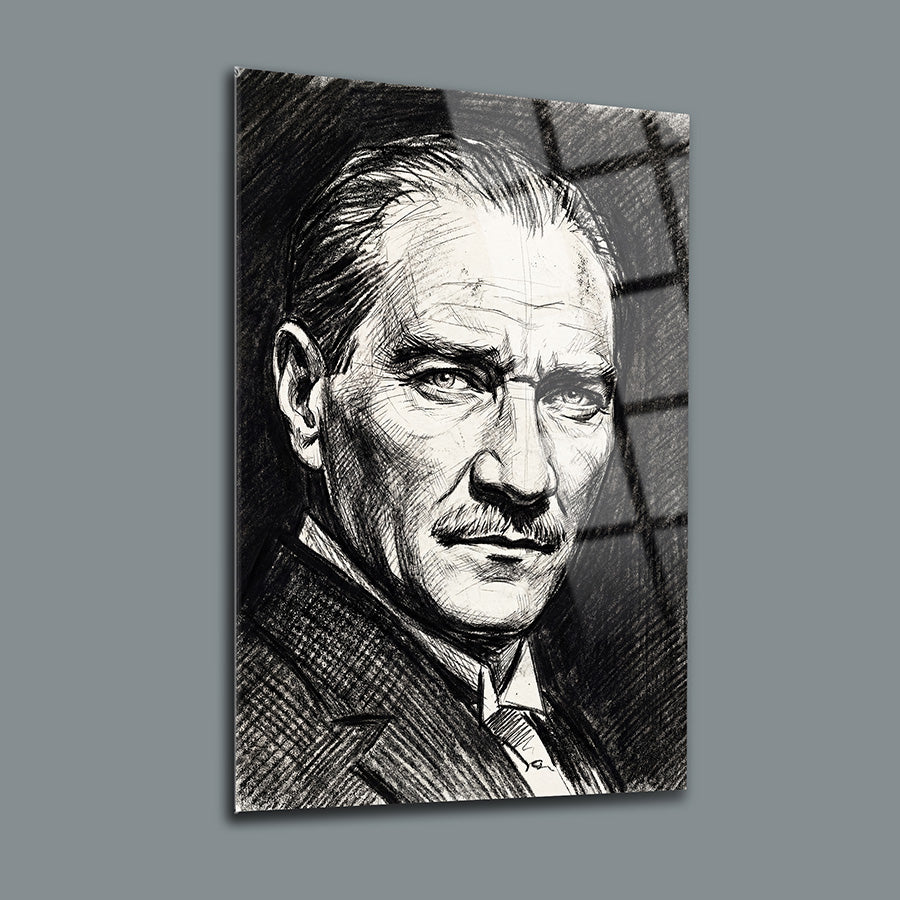 Atatürk YZ 539 Cam Tablo