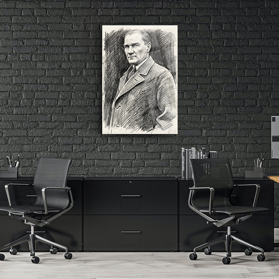 Atatürk YZ 540 Cam Tablo