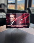 Atatürk YZ 546 Cam Tablo