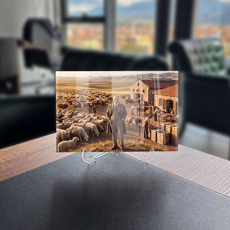 Atatürk YZ 548 Cam Tablo