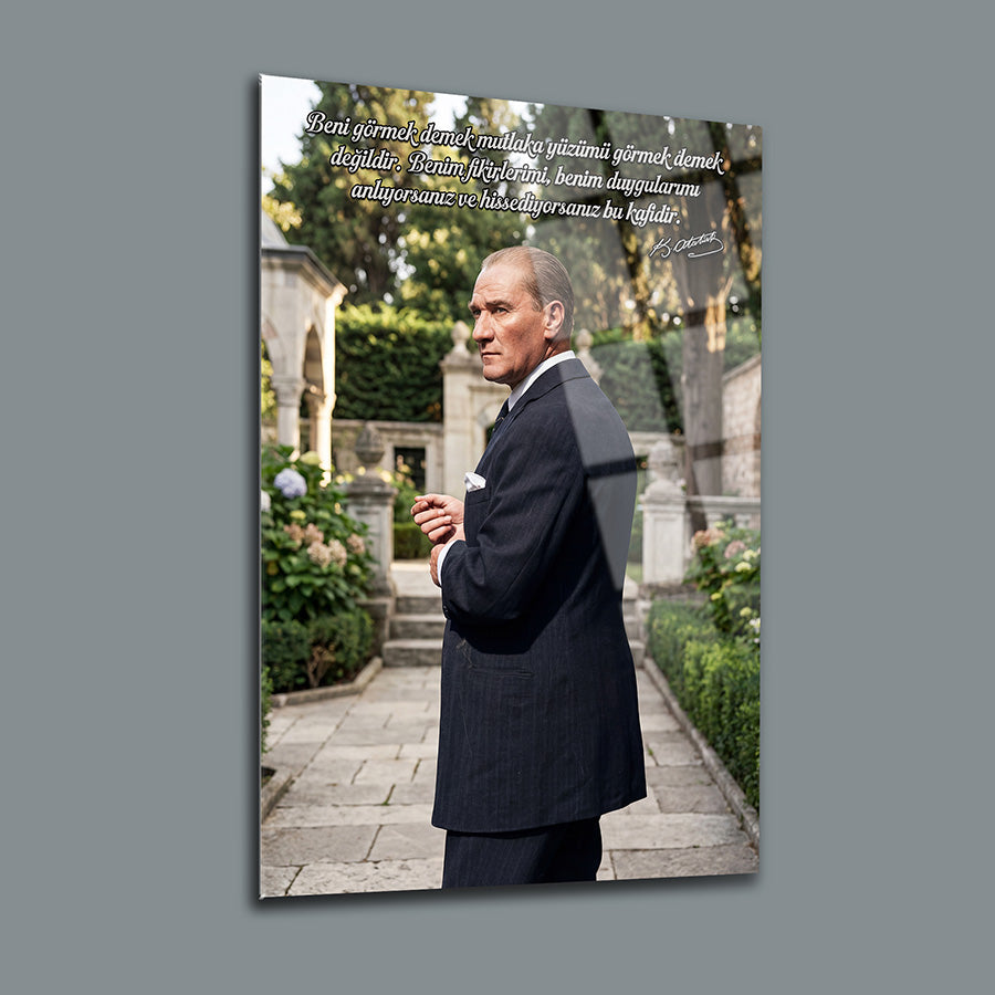 Atatürk YZ 565 Cam Tablo