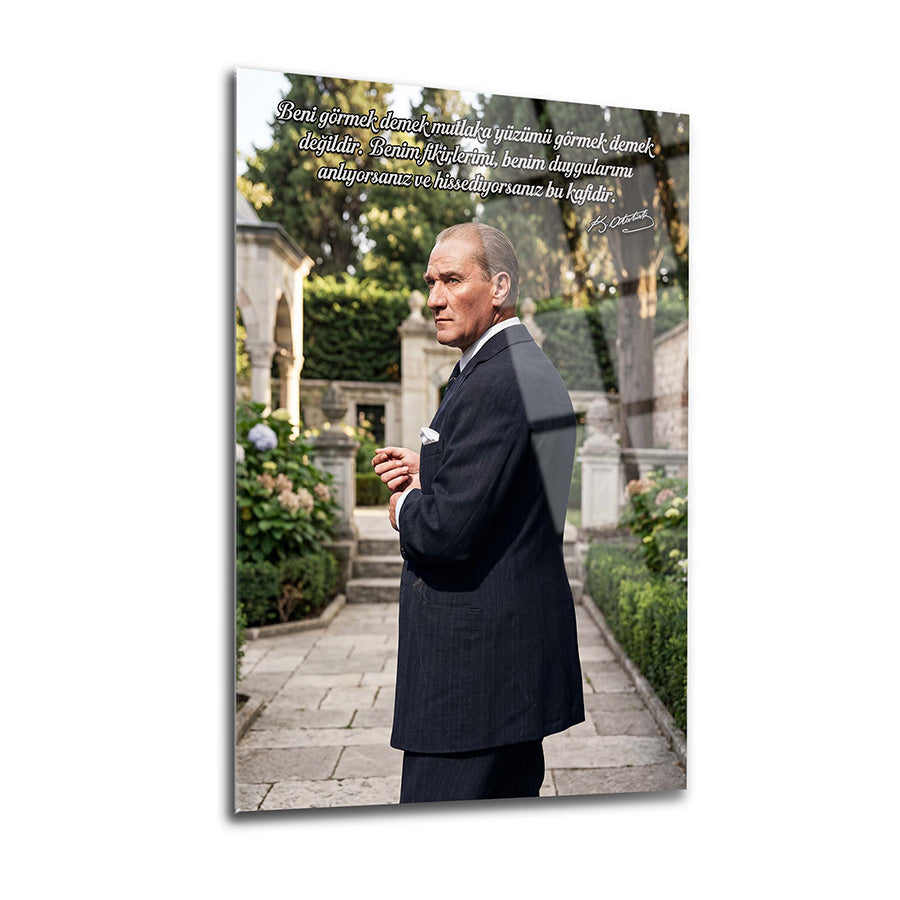Atatürk YZ 565 Cam Tablo