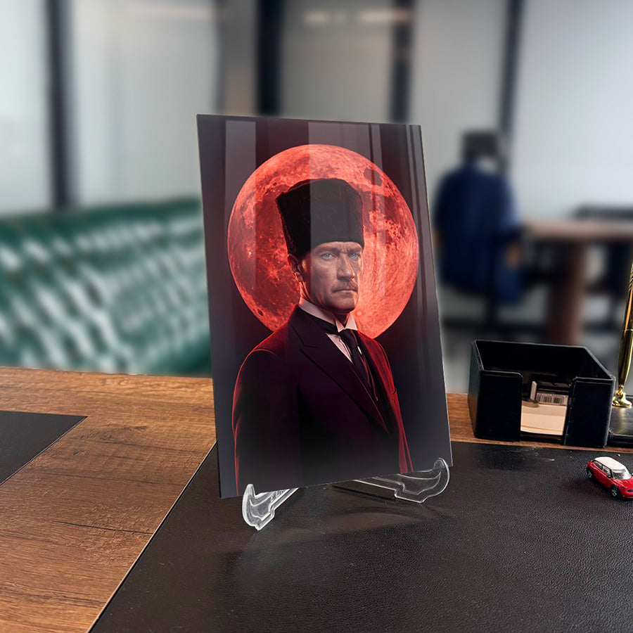Atatürk YZ 571 Cam Tablo